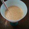 Valorie Nowlin's cooksnap of when they made M&N's Chocolate chip peanut butter healthy smoothy.