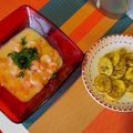 El cooksnap de Daniela Benavides cuando hizo Camarones al ajillo.