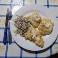 El cooksnap de Albino Alejandro Moreno Martínez cuando hizo Lomos de bacalao rebozado con mahonesa de cítricos.