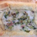 El cooksnap de Marieta cuando hizo Tarta de brócoli y salsa blanca.