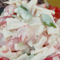 El cooksnap de Berenice Jasso cuando hizo Ensalada de surimi con verduras .