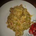 El cooksnap de Silvana Cabrera cuando hizo Pollo con arroz amarillo.