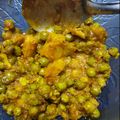 Charusheela Prabhu's cooksnap of when they made बटाटा मटार भाजी (batata matar bhaaji recipe in marathi).