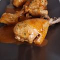 El cooksnap de CONRADO cuando hizo Pollo con salsa de tomate, pimiento y cebolla (cocina vasca).