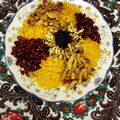 کوک اسنپ مهدیه کولیوند بعد از امتحان کردن انار پلو شیرازی شام شب یلدا.