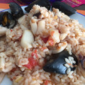 El cooksnap de Carlos García cuando hizo Paella de sepia y mejillones.