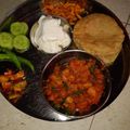 Aarti Dave का कुकस्नैप जब उन्होंने नवमी भोग प्रसाद थाली (navratri bhog prasad thali recipe in hindi) बनाया था।