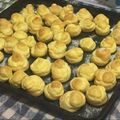 El cooksnap de Melisa Juarez cuando hizo Profiteroles! Bombas de crema o rellenas.