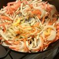 El cooksnap de Pablo Monteiro cuando hizo Wok de pollo con mix de verduras .