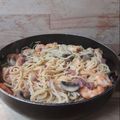 Cooksnap de Fátima Sousa quando cozinhou Esparguete com Gambas.