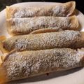 El cooksnap de Teresita Felíz cuando hizo Panqueques Manjar y nuez.