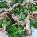 El cooksnap de Adrian Huerta Gonzalez cuando hizo Ensalada de quinoa con pollo, mango y canónigos.