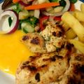 Cooksnap dari Gabrielle Hasnunidah untuk resep Lemon Butter Chicken Steak with Hollandaise Sauce/Steik Ayam Lemon Mentega dengan Saus Hollandaise