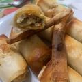 El cooksnap de M Ángeles cuando hizo 23.🥟Rollitos de pasta filo rellenos de pollo y champiñones🍗🍄.