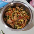 Cooksnap dari Jessica Yolanda untuk resep Oseng buncis, udang, baby jagung,wortel,bakso