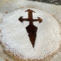 El cooksnap de Virginia Carrasco Garcia cuando hizo Tarta de Santiago fácil (Tarta de almendras) sin gluten y sin lactosa.