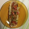 El cooksnap de Javier Aguado cuando hizo Perritos calientes.