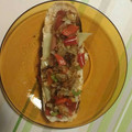 El cooksnap de Javier Aguado cuando hizo Perritos calientes.