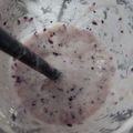 El cooksnap de Juli Almada cuando hizo #Mercado Milk shake o frappé de sandía.