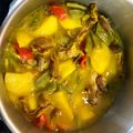 El cooksnap de Aurora Revenga Diaz cuando hizo Guiso de falda de cordero con patatas y judías.