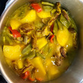 El cooksnap de Aurora Revenga Diaz cuando hizo Guiso de falda de cordero con patatas y judías.