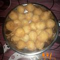 Meelah and Meemi's Kitchen's cooksnap of when they made Yam balls.