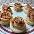 El cooksnap de Siscu Alarcon cuando hizo Rosas de hojaldre y manzana, para Sant Jordi.