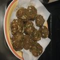 El cooksnap de Isabella cuando hizo Croquetas de jurel con verduras acompañadas de arroz y morrón.