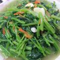 麗麗 的 簡單的蒜香白莧菜 cooksnap
