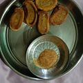 Aadhya Singh's cooksnap of when they made Dal ke fare/ pitha/ gojha(Stuffed lentil dumplings).