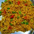 Shivangi Jain's cooksnap of when they made Maggi with lots of veggies.
