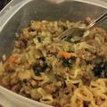 BigMeech32's cooksnap of when they made Ramen cabbage and sausage.