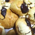 El cooksnap de Enviargabriela cuando hizo Profiteroles -bombas de crema-.