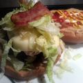 hiimhouston's cooksnap of when they made Renee's BLT Ranch Club Burger.