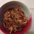 Cooksnap dari marcellina untuk resep Ayam suwir pedas manis 🐓🐔