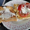 El cooksnap de Yaiza Caballero cuando hizo Sándwich especial de tortilla con bacon.