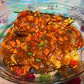 Cooksnap Adam Kamal semasa beliau membuat Ikan Siakap Tiga Rasa.