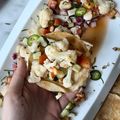 El cooksnap de poramoralhambre cuando hizo Ceviche de coliflor.
