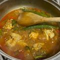 Cooksnap Siti Balqis semasa beliau membuat Ayam Masak Asam Pedas.