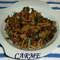 El cooksnap de carme castillo cuando hizo Champiñones salteados Chef.