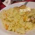 El cooksnap de claragia cuando hizo Arroz sabroso para guarnición : ideal principiantes!.