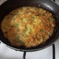 El cooksnap de Adriana Medina cuando hizo Tortilla de espinacas, la más rica del mundo.