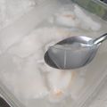 Cooksnap shazrina semasa beliau membuat Jeli Kelapa Muda.