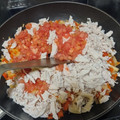 El cooksnap de Brenda Arias cuando hizo Fajitas de pollo.