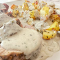 El cooksnap de Jesús Gómez Rodríguez cuando hizo Solomillo de cerdo con salsa Roquefort y Rosti de patatas.