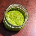 Mara's cooksnap of when they made Carrot top pesto.