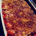 El cooksnap de Laura Cotter cuando hizo Crumble de frutos rojos ¡típica receta inglesa!.