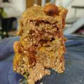 El cooksnap de Maira Coronel cuando hizo Volcán de dulce de leche y avena al microondas en taza. Postre light.