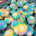 Cooksnap Adira Chie semasa beliau membuat Apam Polkadot versi Fruits.