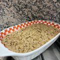 El cooksnap de Andrea Mauro cuando hizo Crumble de manzana sin manteca.